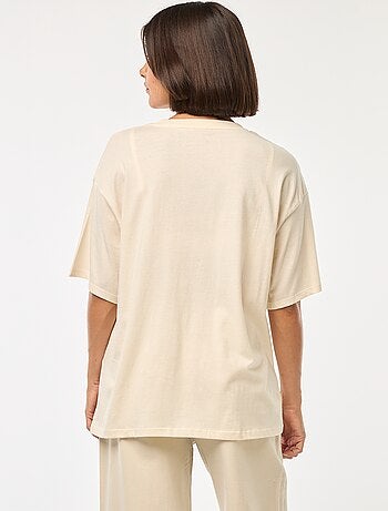 Camiseta oversize con estampado