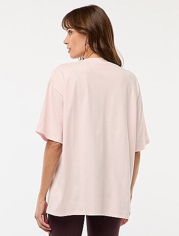 Camiseta oversize con estampado