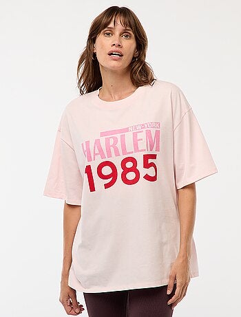 Camiseta oversize con estampado
