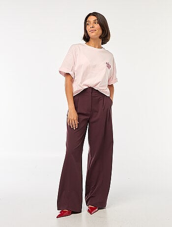 Camiseta oversize con estampado