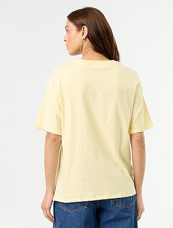 Camiseta oversize con mensaje