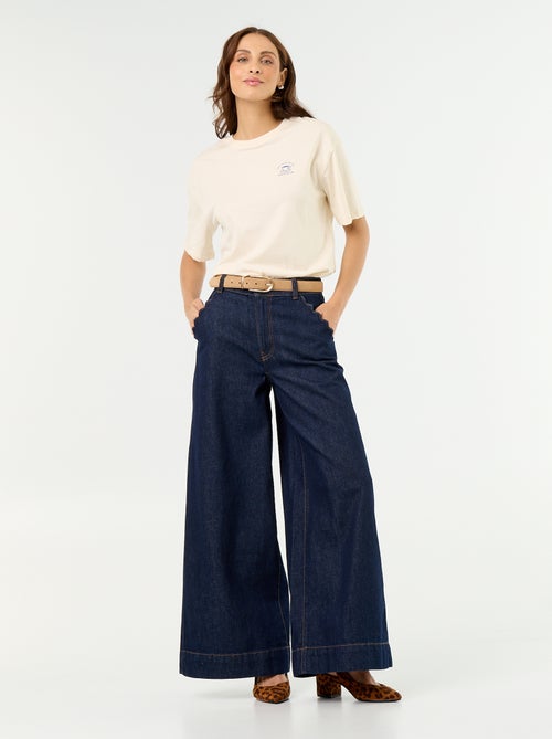 Camiseta oversize con mensaje - Kiabi Camiseta oversize con mensaje - Kiabi