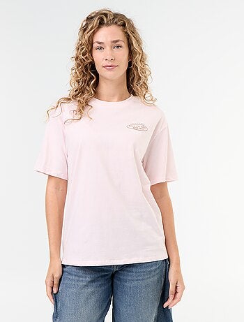 Camiseta oversize con mensaje