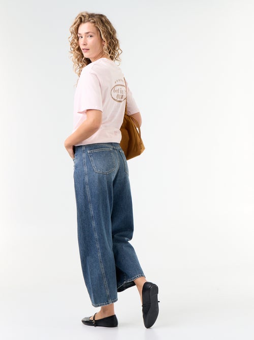 Camiseta oversize con mensaje - Kiabi