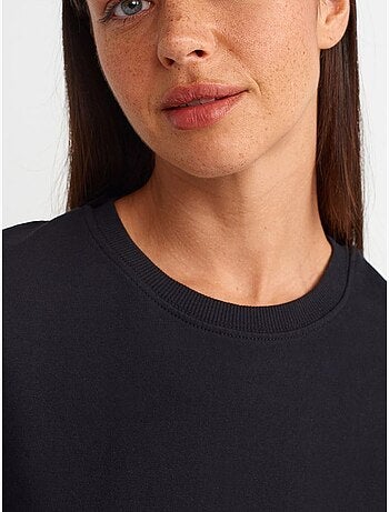 Camiseta oversize de algodón con cuello redondo dilvin