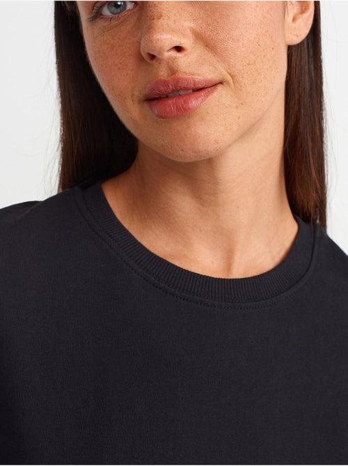 Camiseta oversize de algodón con cuello redondo dilvin - Kiabi