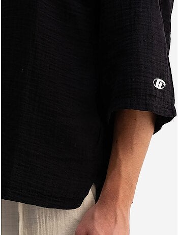 Camiseta oversize de algodón con cuello redondo giesto