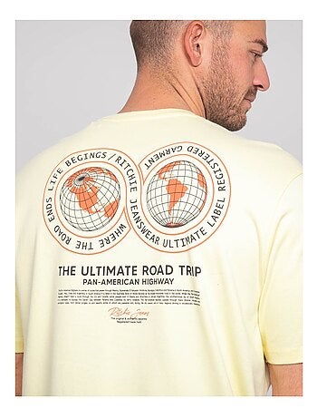 Camiseta oversize de algodón con motivos NARADITI