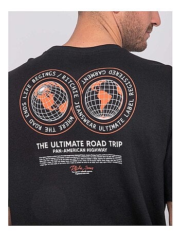 Camiseta oversize de algodón con motivos NARADITI