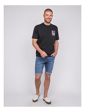 Camiseta oversize de algodón con motivos NOBORA