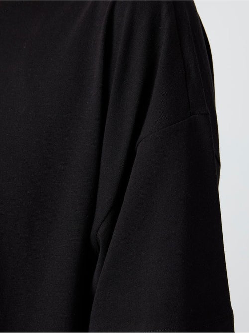 Camiseta oversize de algodón-modal con cuello redondo tommy - Kiabi