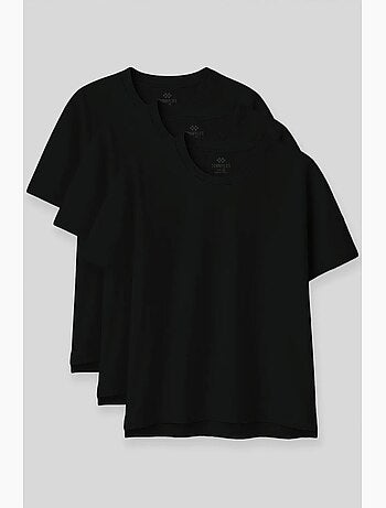 Camiseta oversize de algodón-modal con cuello redondo tommy