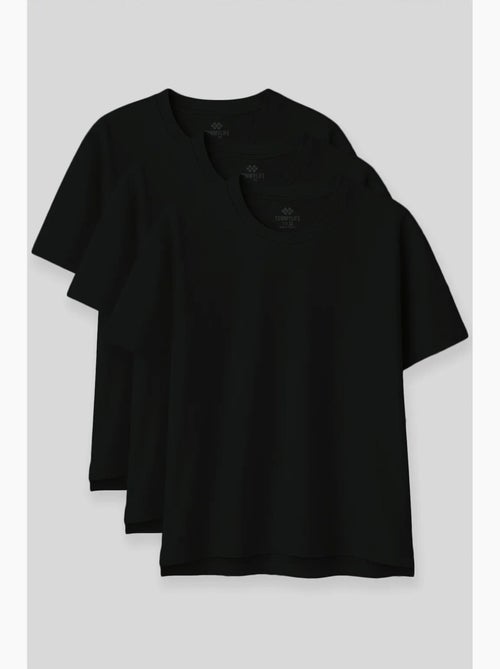 Camiseta oversize de algodón-modal con cuello redondo tommy - Kiabi Camiseta oversize de algodón-modal con cuello redondo tommy - Kiabi