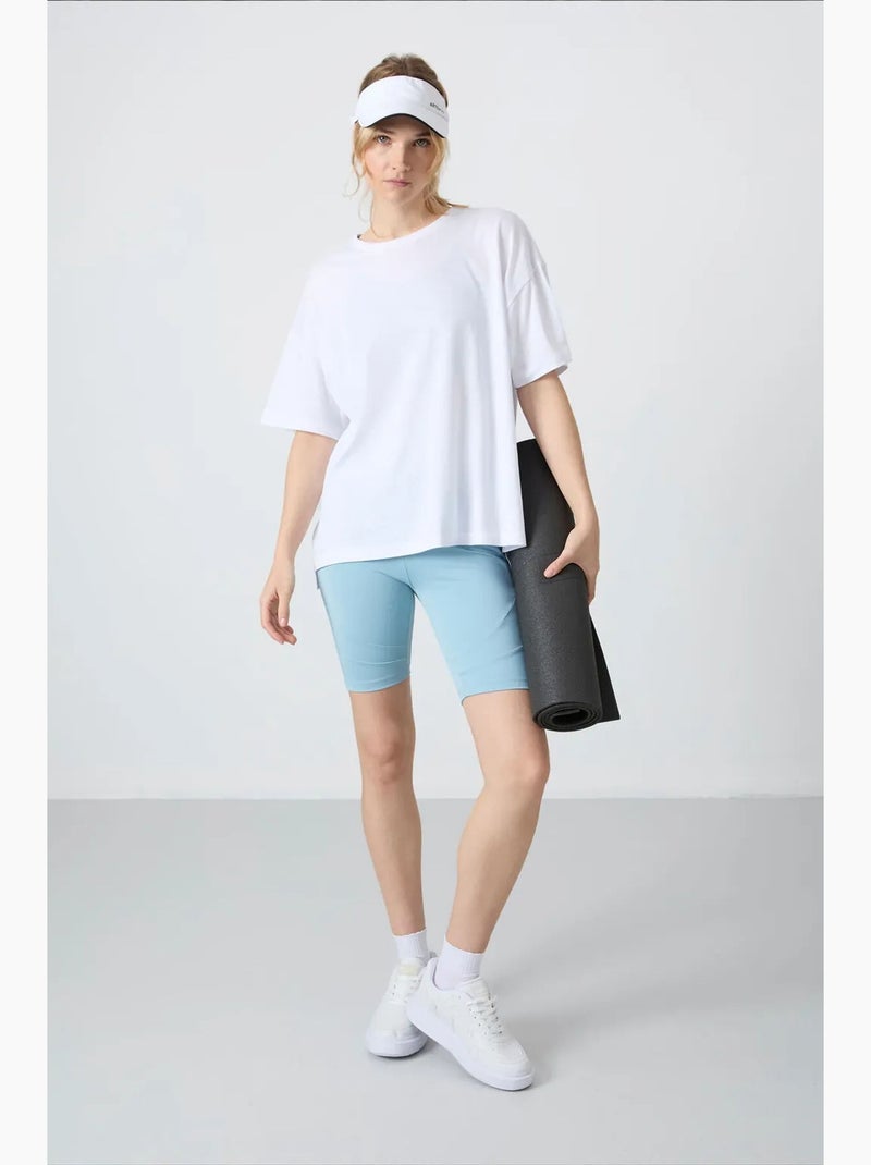 Camiseta oversize de algodón-modal con cuello redondo tommy Rojo - Kiabi