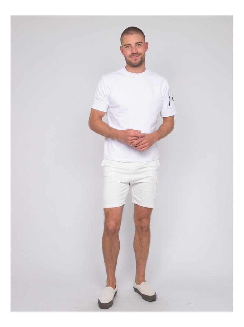 Camiseta oversize de algodón NIPARA Blanco - Kiabi