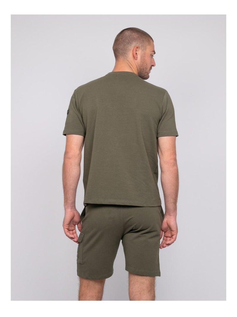 Camiseta oversize de algodón NIPARA Caqui - Kiabi