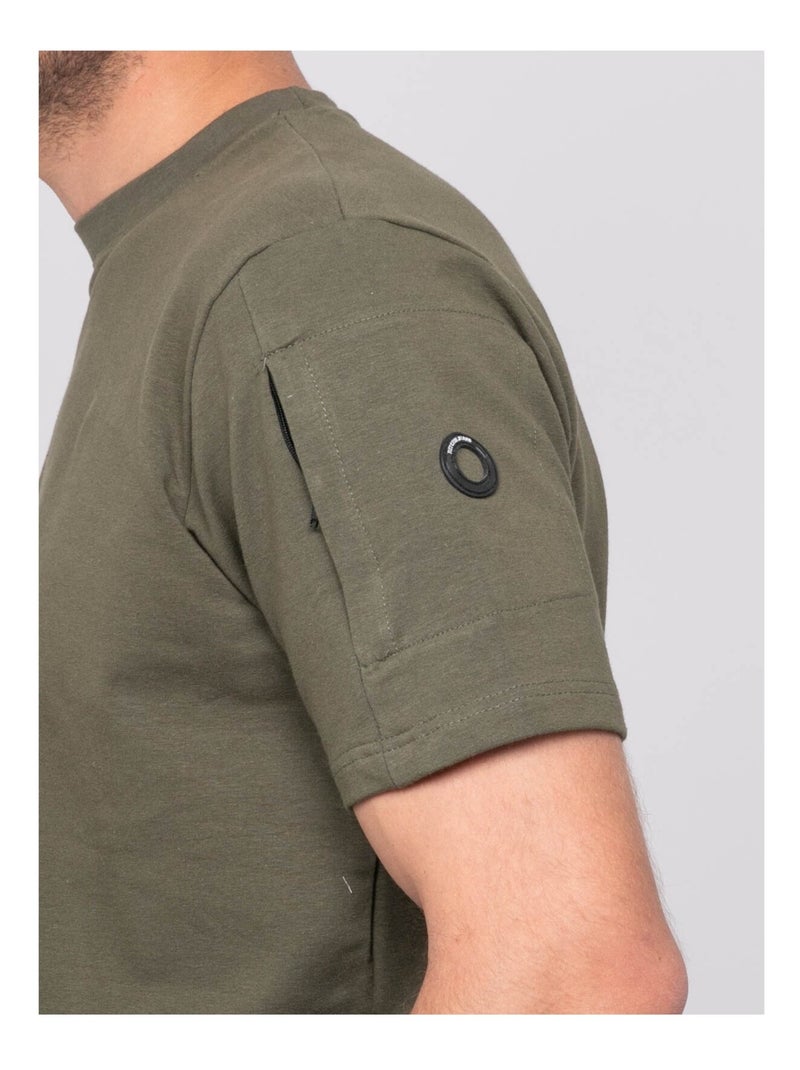 Camiseta oversize de algodón NIPARA Caqui - Kiabi