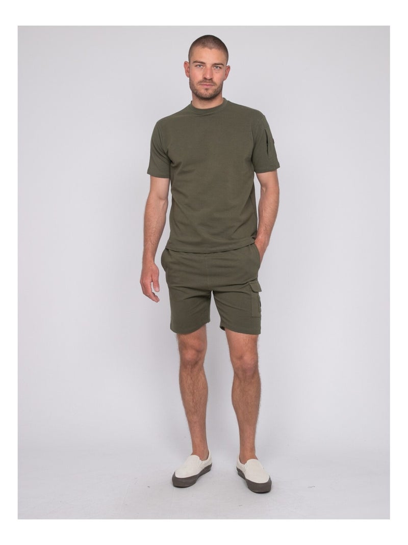 Camiseta oversize de algodón NIPARA Caqui - Kiabi