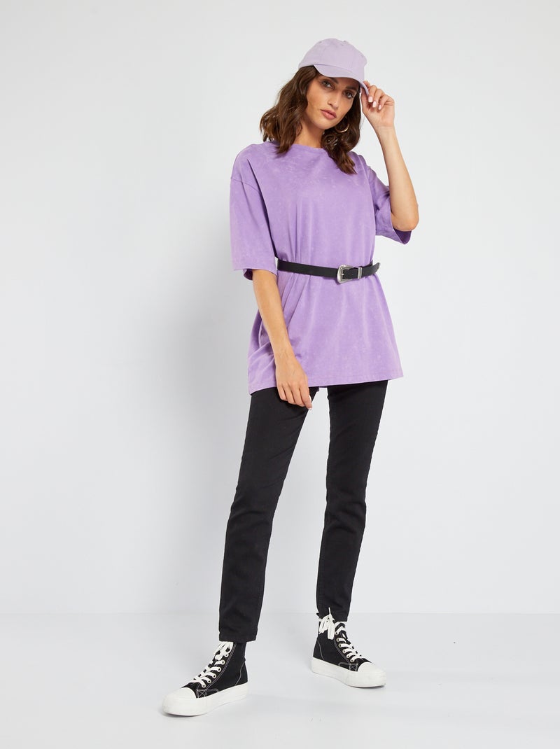 Camiseta oversize de algodón parma - Kiabi
