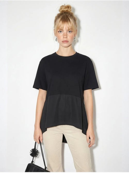 Camiseta oversize de cuello redondo lucci - Kiabi