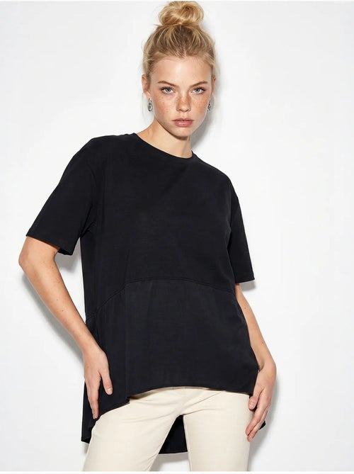 Camiseta oversize de cuello redondo lucci - Kiabi