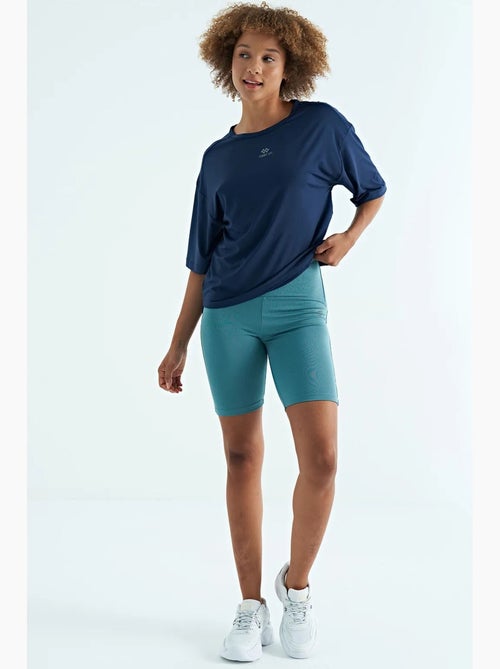 Camiseta oversize de cuello redondo tommy - Kiabi Camiseta oversize de cuello redondo tommy - Kiabi