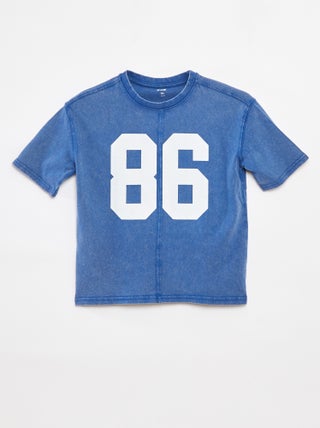 Camiseta oversize de manga corta