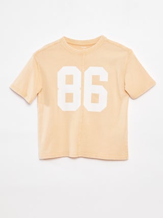 Camiseta oversize de manga corta