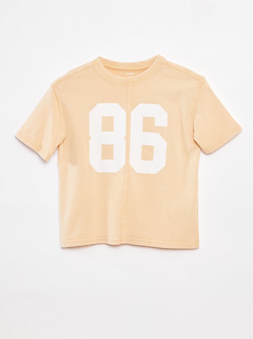 Camiseta oversize de manga corta - Kiabi