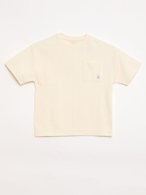 Camiseta oversize de manga corta - Kiabi