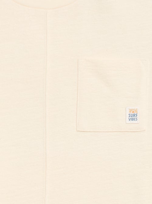 Camiseta oversize de manga corta - Kiabi