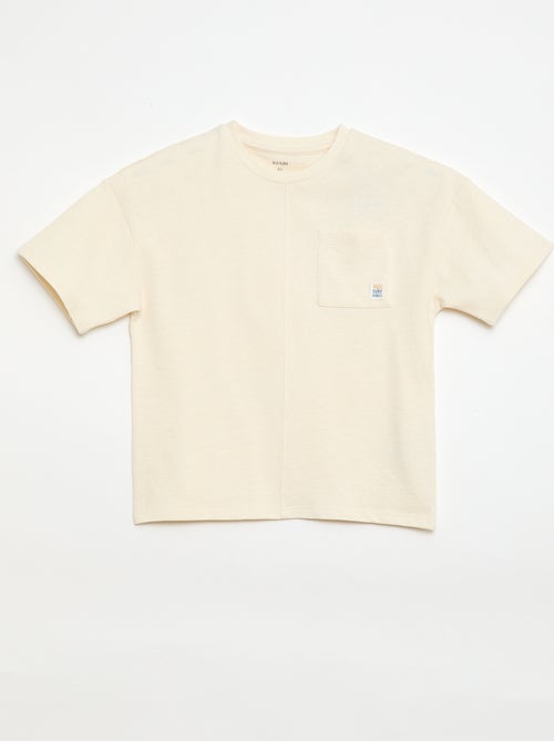 Camiseta oversize de manga corta - Kiabi