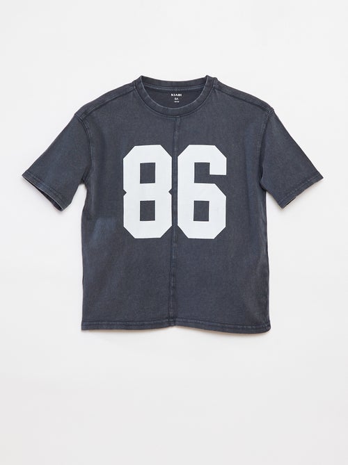Camiseta oversize de manga corta - Kiabi