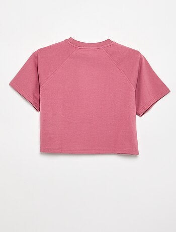 Camiseta oversize de manga corta