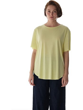 Camiseta oversize de modal con cuello redondo penti