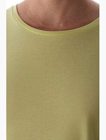 Camiseta oversize de modal con cuello redondo penti