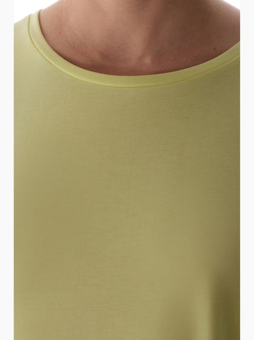 Camiseta oversize de modal con cuello redondo penti - Kiabi