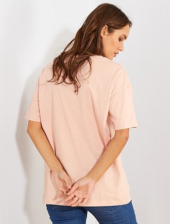 Camiseta oversize 'eco-concepción' - Kiabi