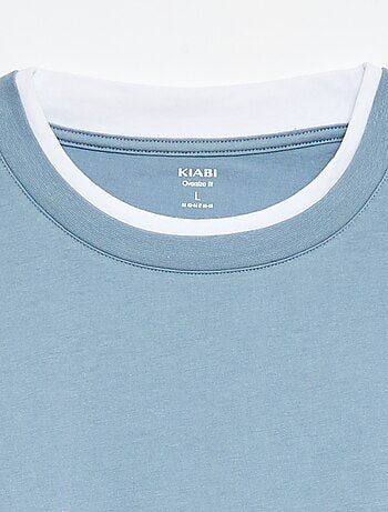 Camiseta oversize efecto 2 en 1 +1m90