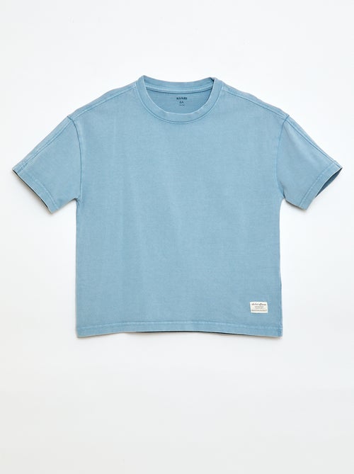 Camiseta oversize efecto lavado - Kiabi
