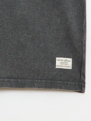 Camiseta oversize efecto lavado