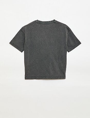Camiseta oversize efecto lavado