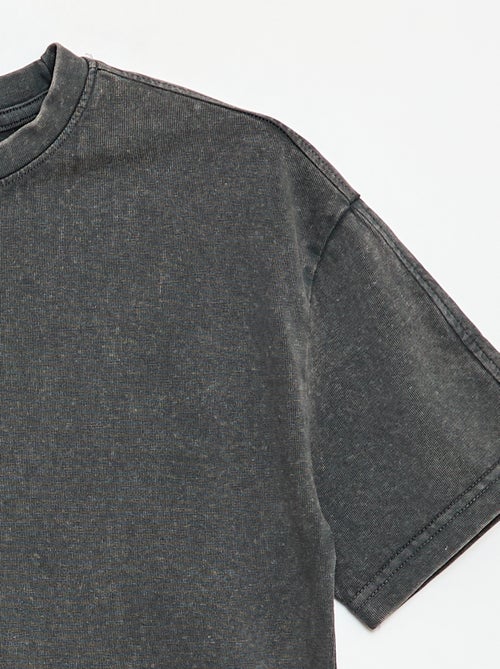 Camiseta oversize efecto lavado - Kiabi