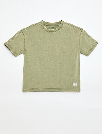 Camiseta oversize efecto lavado