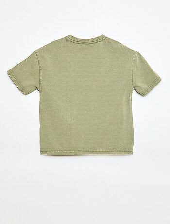 Camiseta oversize efecto lavado