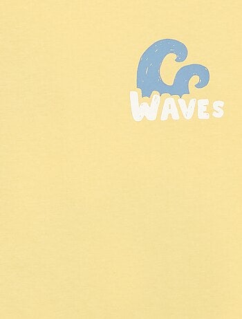 Camiseta oversize estampada