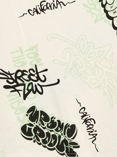 Camiseta oversize estampada - Kiabi