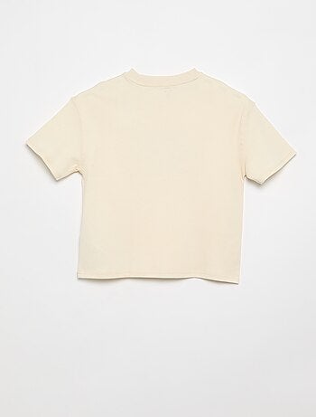 Camiseta oversize estampada