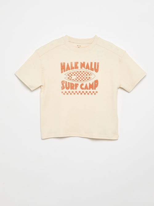 Camiseta oversize estampada - Kiabi
