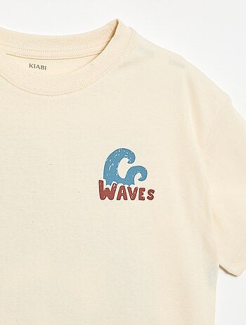 Camiseta oversize estampada